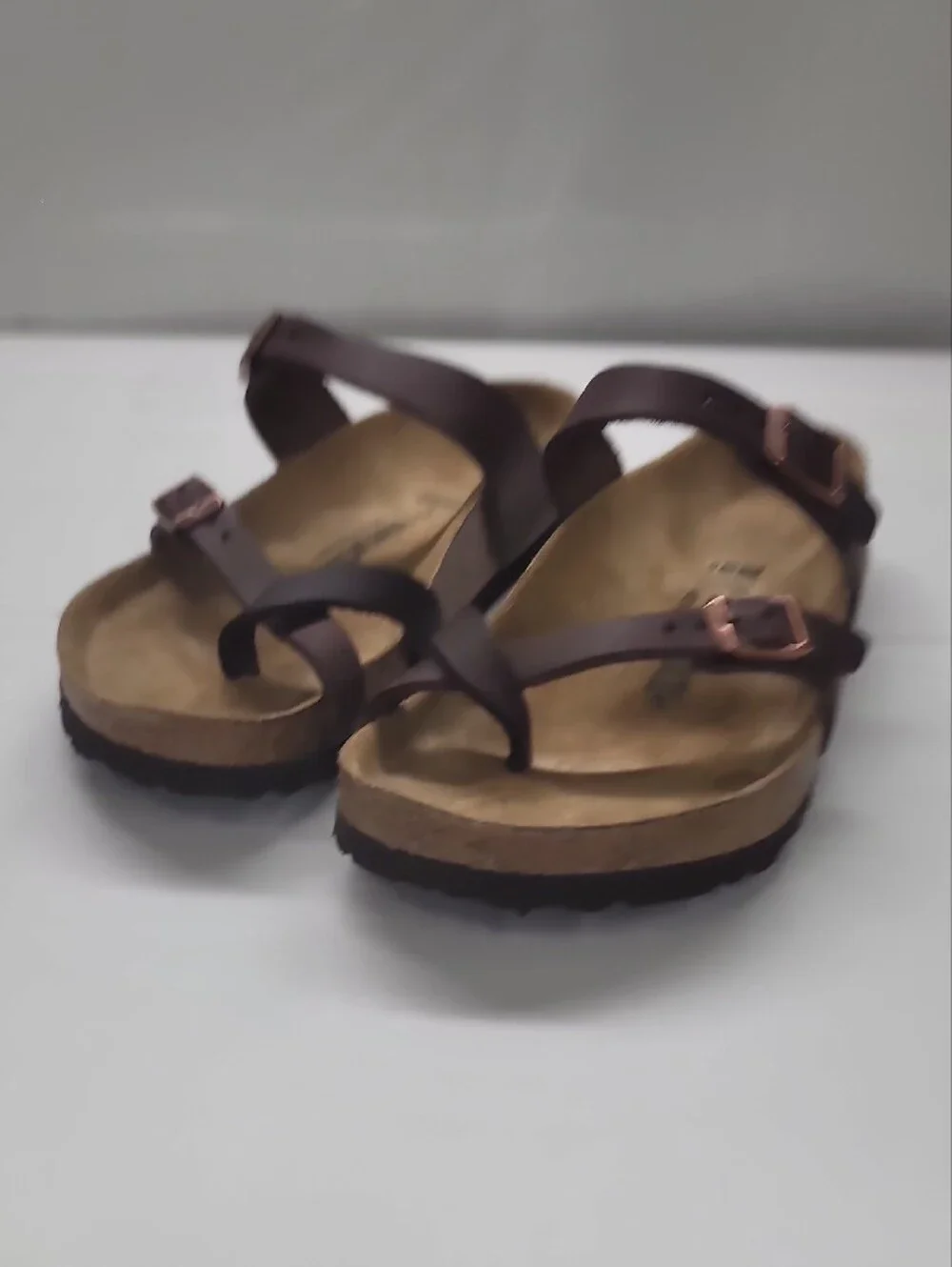 Birkenstock Mayari Oiled Leather Sandals Size 7
